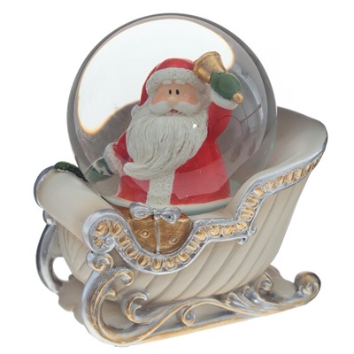 Фигурка декор в стекл шаре "Дед Мороз", D6 см, L9,5 W7 H9,5 см, 2в.