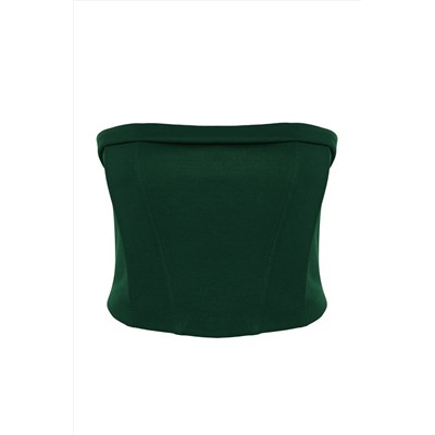 Emerald Green Interlok вязание блузки большого размера tbbaw24dj00000