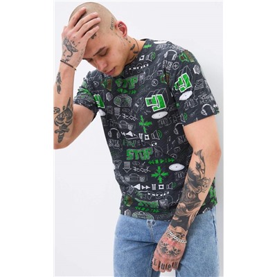 Футболка P411-063 black