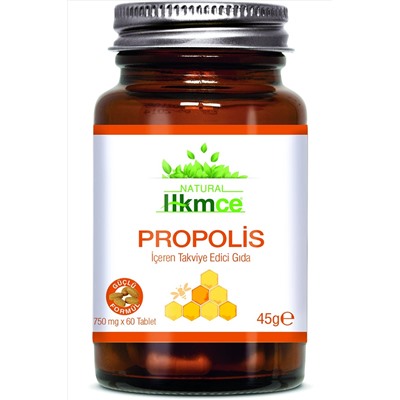 Propolis 60 Tablet - hkmce прополис 60 таблеток — мощная формула — натуральный