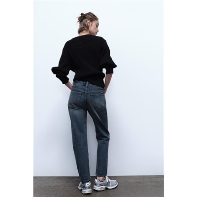 JEANS TRF RECTOS TIRO MEDIO
