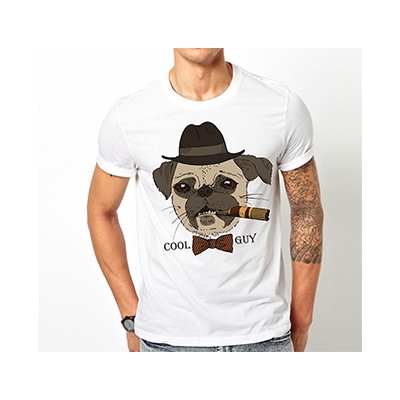 Футболка с собакой "Cool guy"
