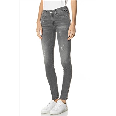 Vaquero skinny fit New Luz - Gris