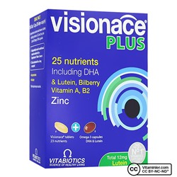 Vitabiotics Visionace Plus 56 таблеток