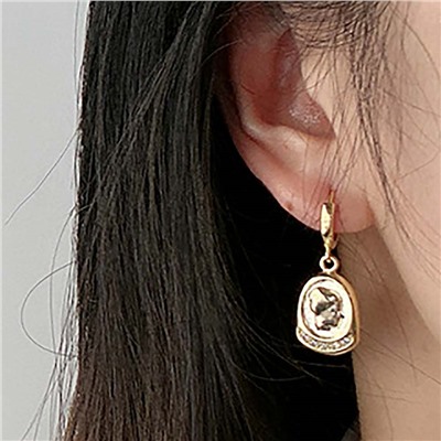 Серьги с замком кольцо арт. 22 6438 (id 277799)