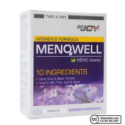 Витамин Menowell 60 таблеток в воде