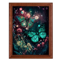 POSV-0256 Постер в рамке 17x23см Бабочки