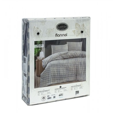 Постельное белье Карвен фланель семейный N245 SADORA Beige