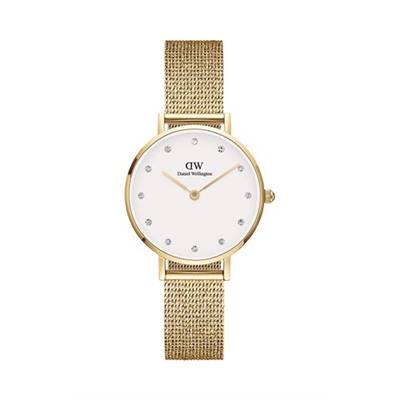 Reloj de cuarzo de acero y chapado en oro rosa Petite Pressed Evergold