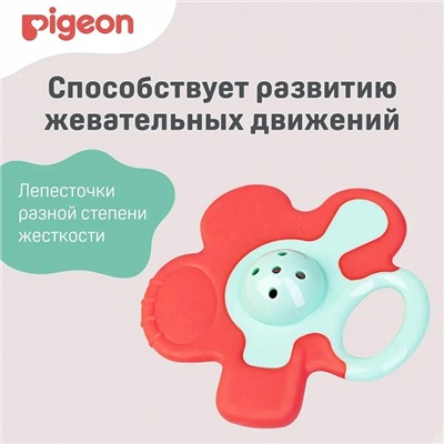 Прорезыватель-погремушка Pigeon Munch teether, (с 6 мес)