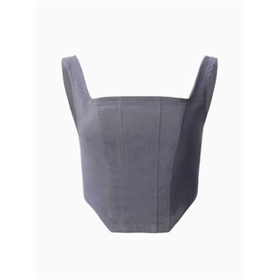 Топ женский джинсовый MIST: Denim р.42, графит