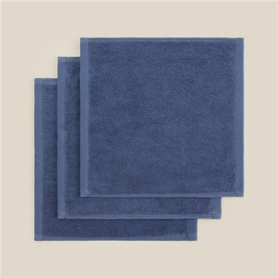 Набор салфеток SL HOME: Basic "Ривьера" 30х30 см - 3 шт., 100% хлопок, 530 г/м2