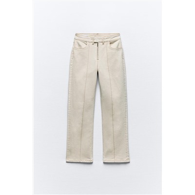 JEANS Z1975 MINI FLARE TIRO ALTO NERVIO
