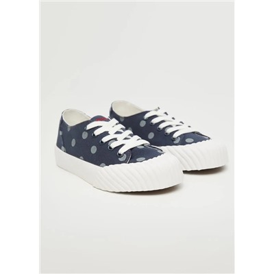 Deportiva denim lunares -  Niña | MANGO OUTLET España