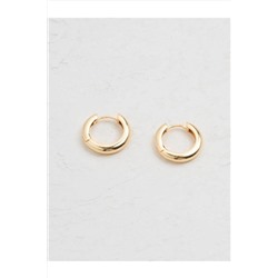 Маленькая золотая серьга-кольцо 21Y06Earring026