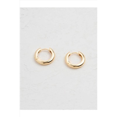 Маленькая золотая серьга-кольцо 21Y06Earring026