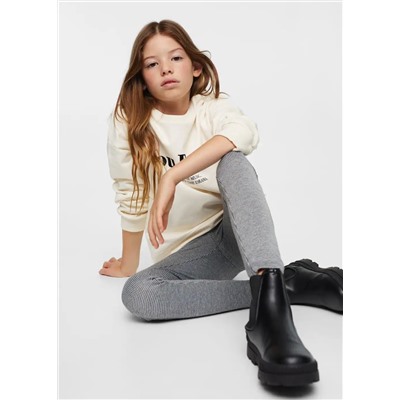 Leggings pata de gallo -  Niña | MANGO OUTLET España