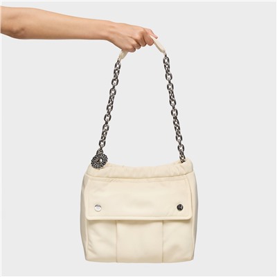 Bolso de hombro - beige