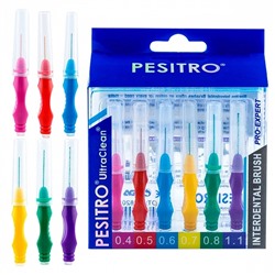 Набор ёршиков Pesitro ultra clean mix, 6 шт