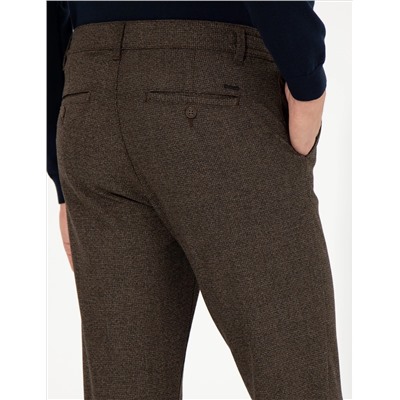 Brown Slim Fit Canvas Bloys