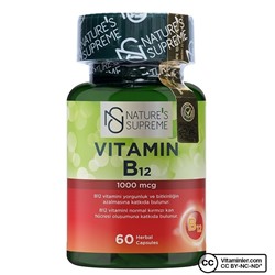Nature's Supreme Витамин B12 1000 мкг 60 капсул