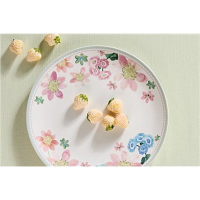 Блюдо, 32 см, фарфор P, круглое, белое, Примула, Primula, 63052