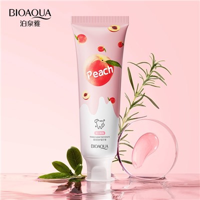 Зубная паста отбеливаюащая со вкусом персика Bioaqua, 100г