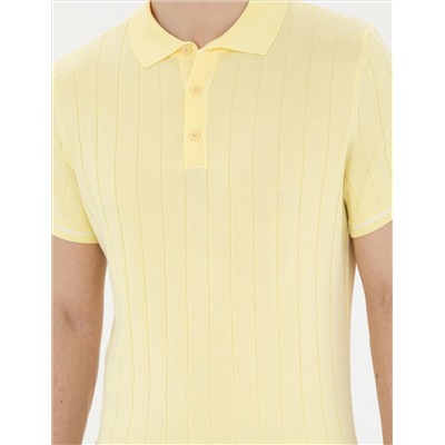Желтая кнопка подсадка Polo Yaka Triko T -For
