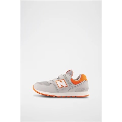 Zapatillas 574 - Gris y naranja
