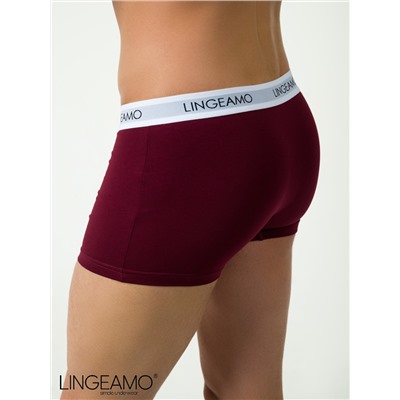 Трусы мужские боксеры LINGEAMO темно-бордовые ЛБ-03 (28)