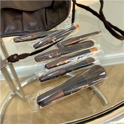 Набор из 7 кистей HAKUHODO Portable Kokutan Mini Brush Set (Япония)