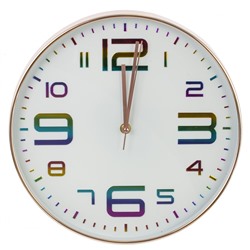 Часы настенные декоративные (1xАА н/п), L29,5 W4 H29,5 см