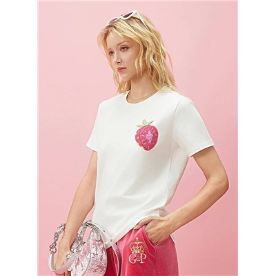 Juic*y Coutur*e 🍓 женские футболки с летними принтами ,оригинал✔️  Цена на оф сайте выше 4000