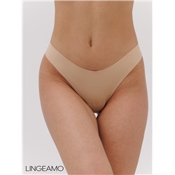 Бесшовные трусы стринги Lingeamo бежевый ВР-03 (4)