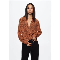 Camisa animal print -  Mujer | MANGO OUTLET España