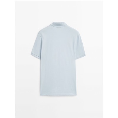 Polo piqué 100% algodón