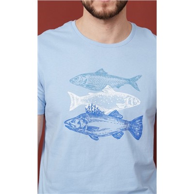 Футболка F311-06-734 grey-blue
