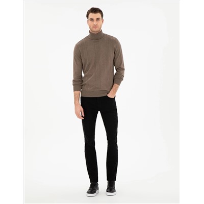 Vizon Melanj Slim Fit Fishman Fisherman Wool Sumped Tistwear свитер