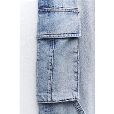 JEANS TRF CARGO TIRO MEDIO
