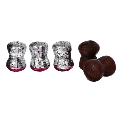 УЦЕНКА НАБОРШоколад MOMENTS CHAMPAGNE ROSE, с начинкой ликера Marc de Champagne Rosé, 150 г 108589