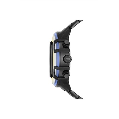 Reloj de cuarzo de acero - Cronógrafo - Negro