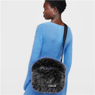 Bolso bandolera Carol Warm - negro
