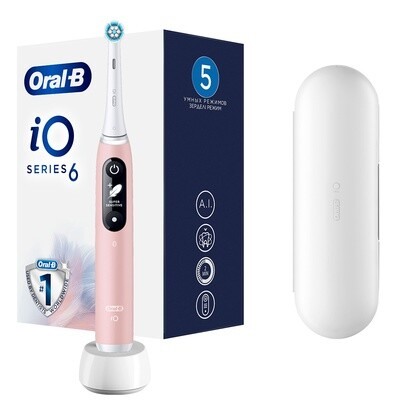 Электрическая зубная щетка Oral-B iO Series 6 Pink Sand