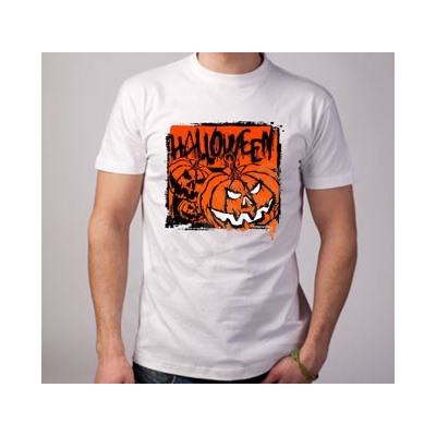 Футболка halloween "Тыква" квадрат