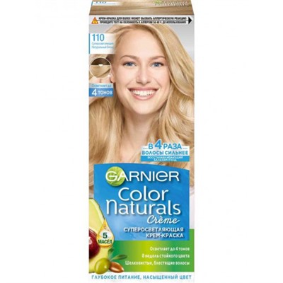Краска для волос Garnier (Гарньер) Color Naturals Creme, тон 110 - Нтуральный блонд