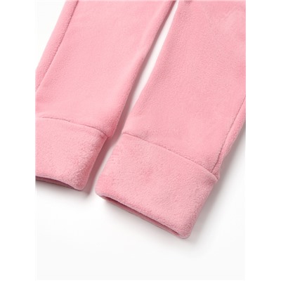 Комбинезон флисовый детский MINAKU: Fleece Soft, розовый, рост 104 см