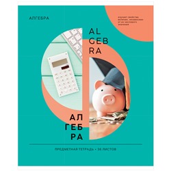 Тетрадь предметная 36л. ArtSpace "Как ни крути" - Алгебра, эконом