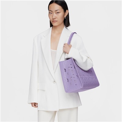 Bolso shopper Manifesto Cut - lila oscuro