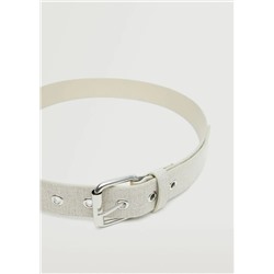 Cinturón hebilla metálica -  Mujer | MANGO OUTLET España