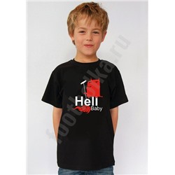 Футболка halloween "HELL baby"